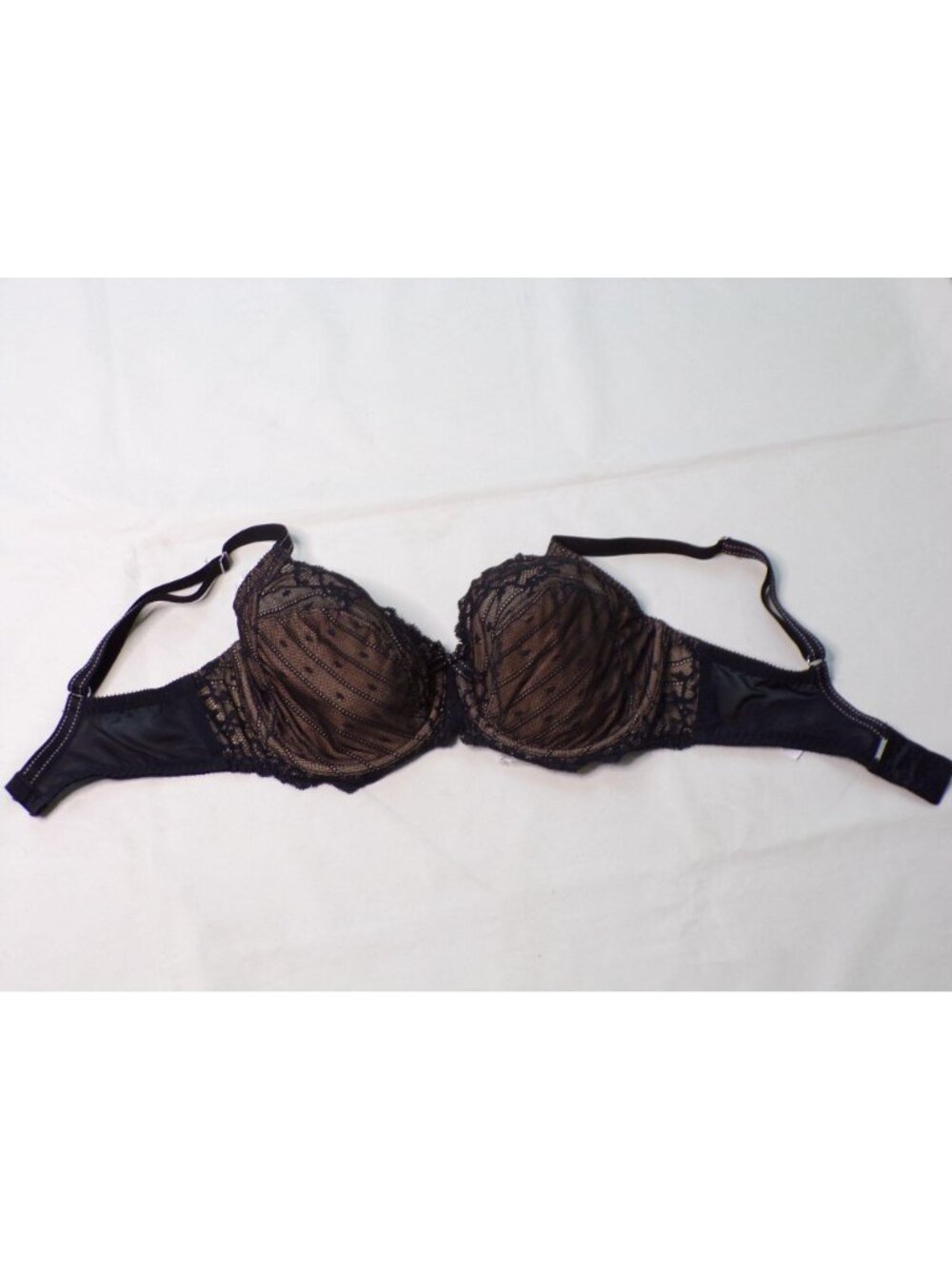 🆕CHANTELLE Rive Gauche Full Coverage Underwire Bra 38DDDD Black #3281 - Picture 13 of 15